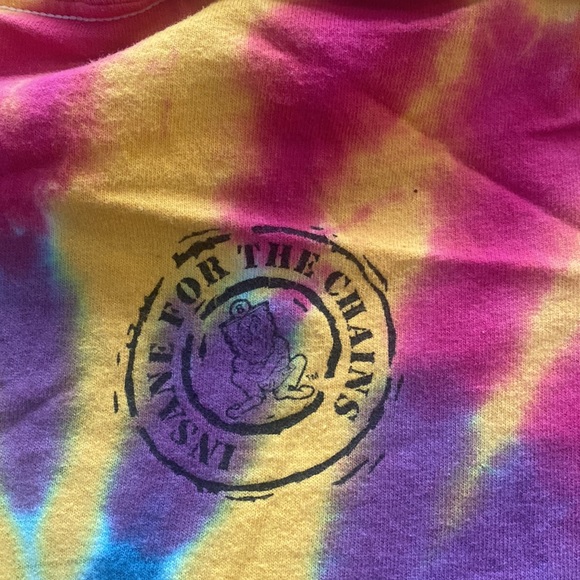 Tie dye disc golf grateful bear shirt - Picture 5 of 5
